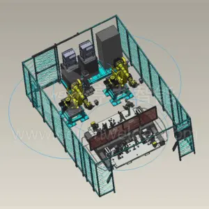 Double Robot Single Rotary Position Changer