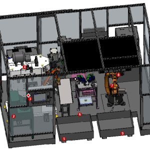 Projection Welding Robotic Working Cell  - S Series