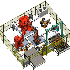 Projection Welding Robotic Working Cell - L Series 2