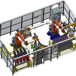 Projection Welding Robotic Working Cell - L Series 3