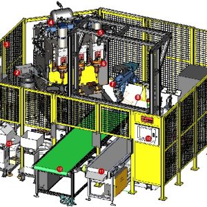 Projection Welding Robotic Working Cell  - M Series