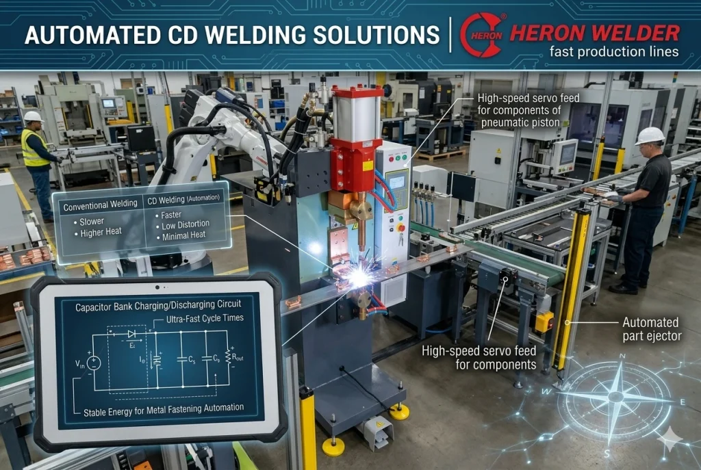 Capacitor Discharge Welding System for Metal Fastening Automation
