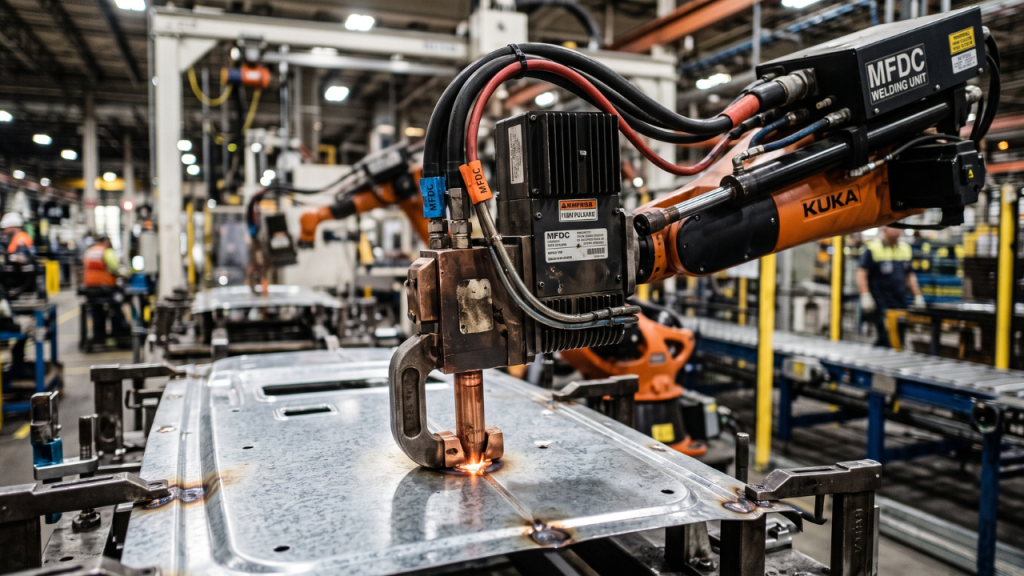 spot welding steel